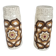 Pair of Royal Worcester Palissy salt and pepper shakers, Kalabar, 1970s.