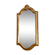 Ancien miroir doré rectangulaire 43 x 21 cm