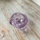 Purple glass ashtray