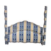 Louis XV style upholstered bed