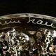 Daum crystal ashtray signed