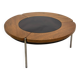 Table basse en palissandre et verre, Danemark années 70