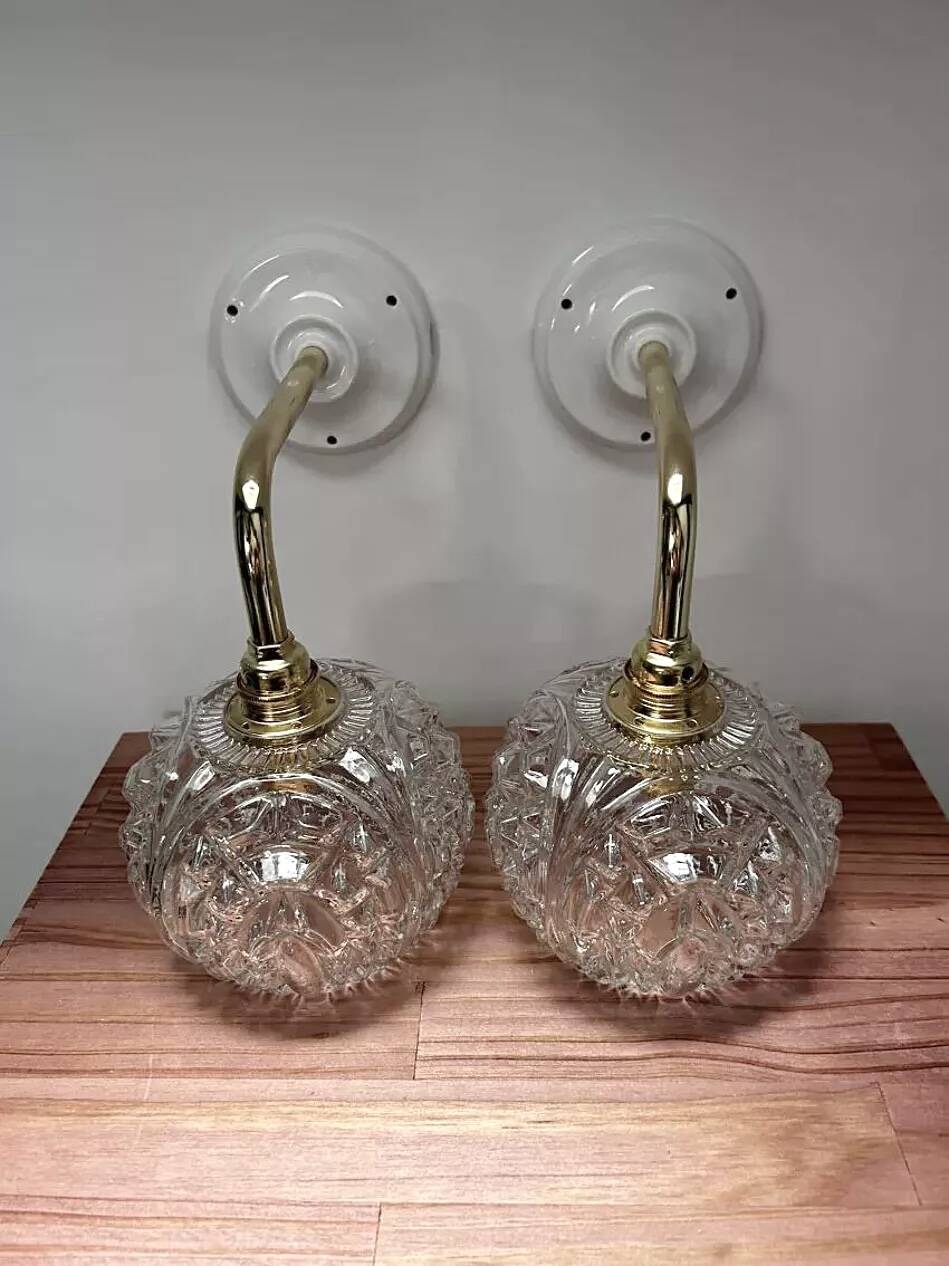 Pair of vintage wall sconces