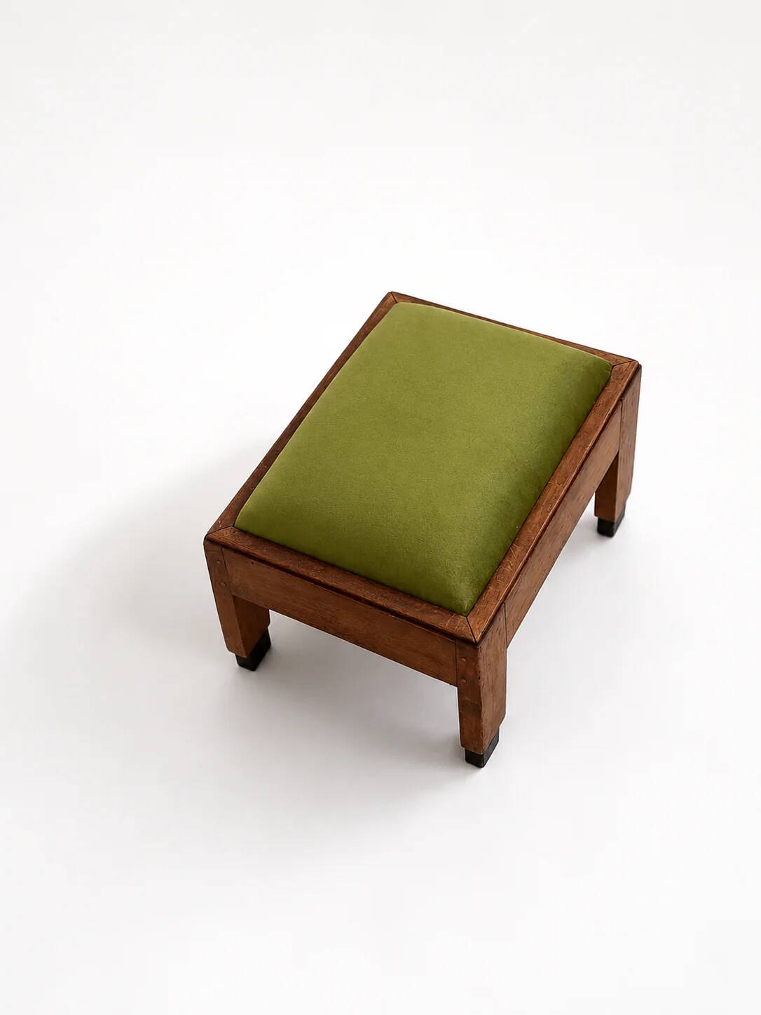 Amsterdamse School footstool, Netherlands, 1920s