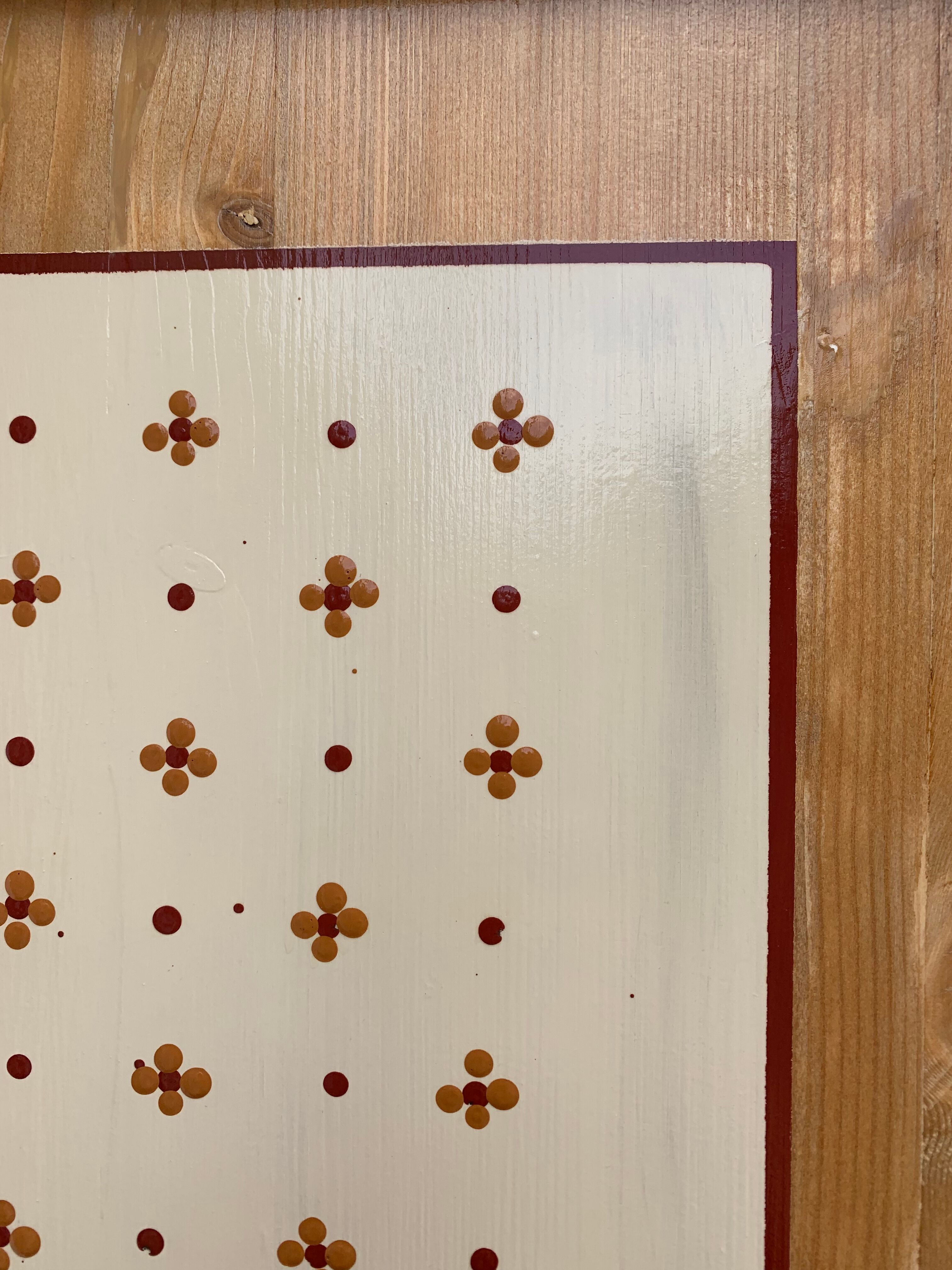 Wardrobe hand painted wardrobe flowers