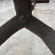 Floor-standing chandelier / antique candle holder, made of wrought iron.