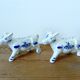 Delft Blue Cow Salt and Pepper Shakers