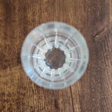 Vintage cut glass vase from the 60s