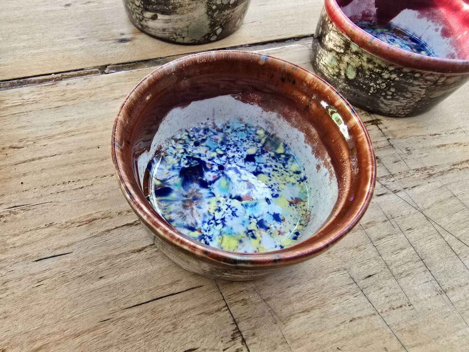 4 ramekins, handcrafted Morvan ceramics