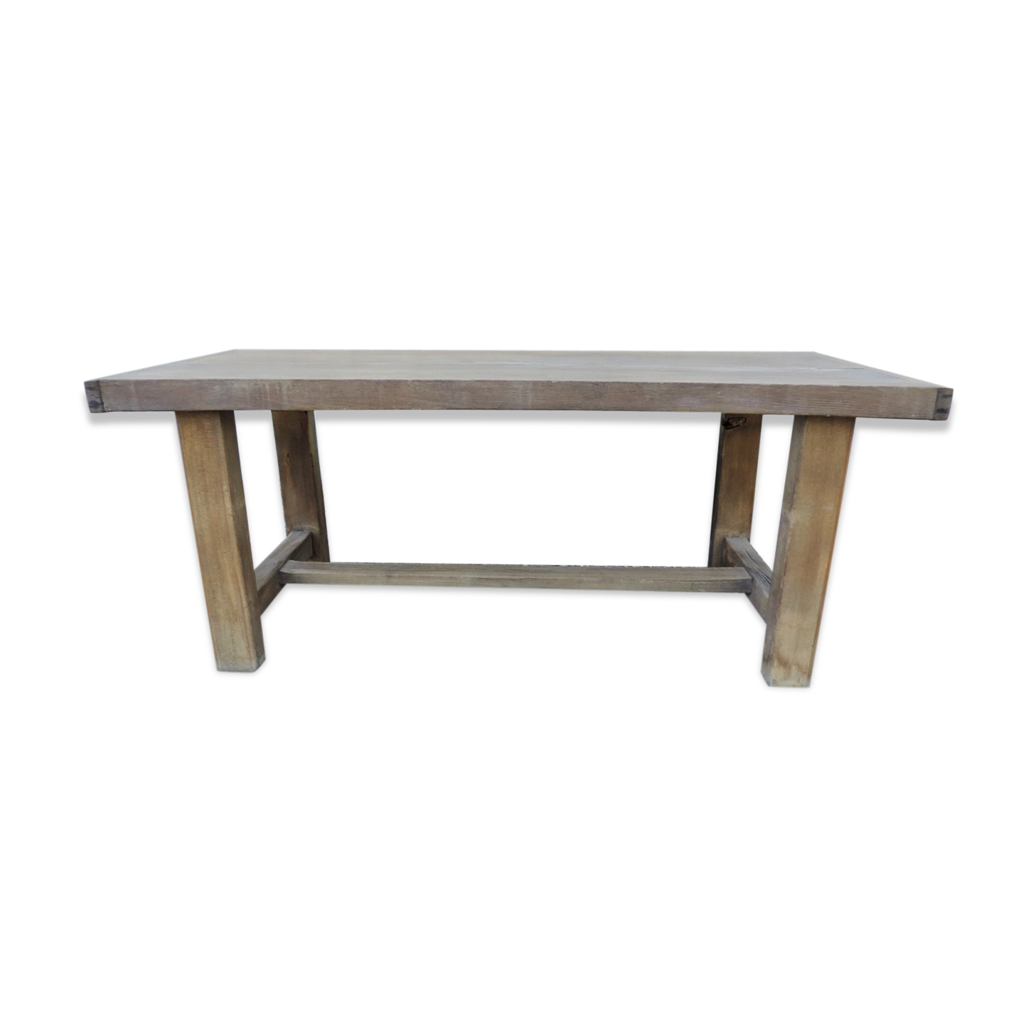 19th century beech farm table