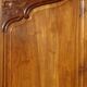solid walnut wardrobe in Louis XV style