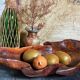 Antique XXL carved solid wood leaf cutter