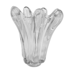 vase vintage en cristal
