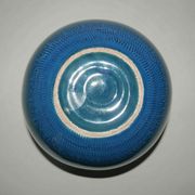 Vase boule bleu – années 70's