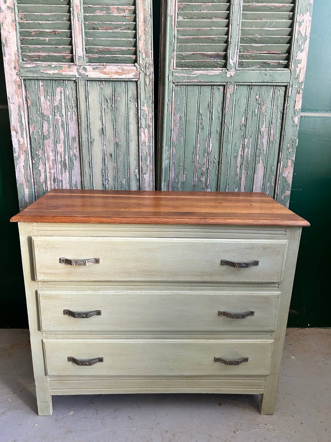3-drawer chest of drawers in solid wood