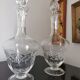 Duo de carafes en cristal de Saint Louis
