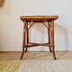 Vintage rattan side table or coffee table – 1960s Riviera style