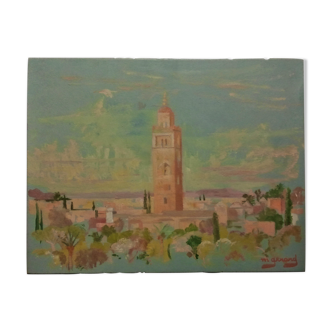 Vue de la Koutoubia Marrakech Maud Gérard