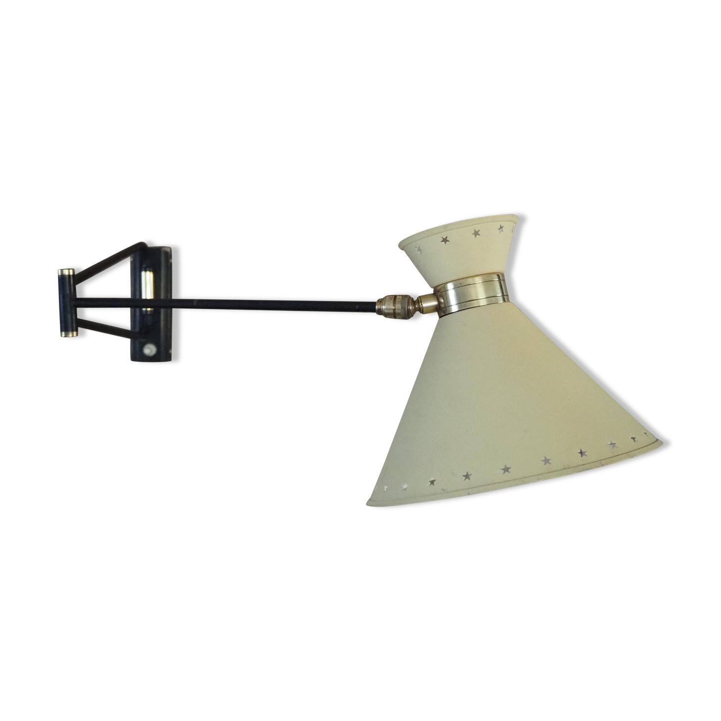 Diabolo articulated wall lamp by designer René Mathieu