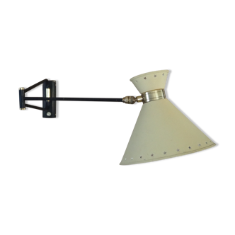 Diabolo articulated wall lamp by designer René Mathieu