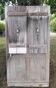 Old door with vintage wooden shutters