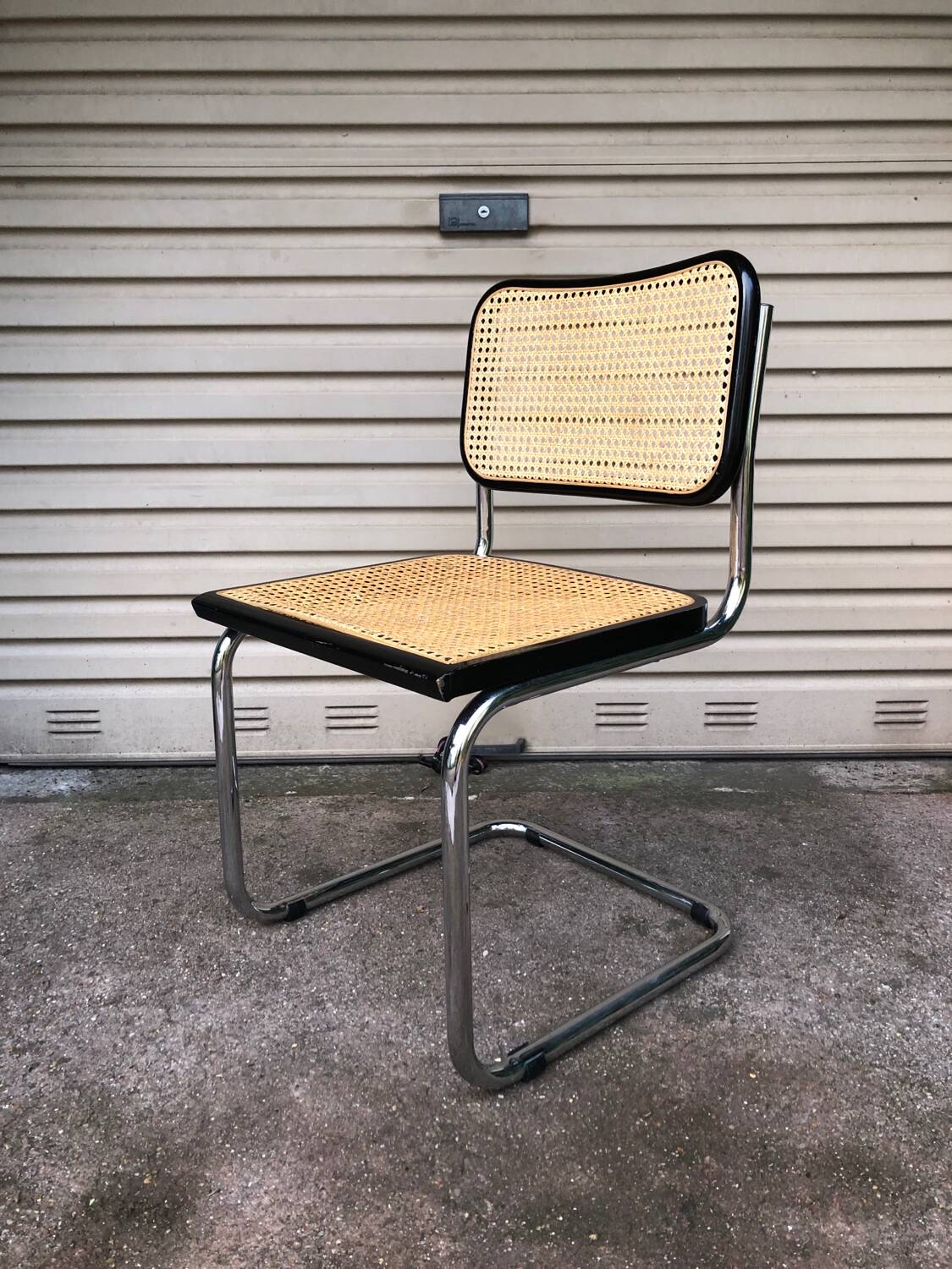 Vintage Cesca B32 chair by Marcel Breuer, Italy, 1989