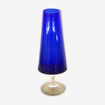 Murano midnight blue vase, 1970