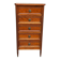 Louis XVI solid cherry wood chest of drawers with 5 drawers, 1980.