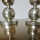 Paire de lampes en métal chromé années 70
