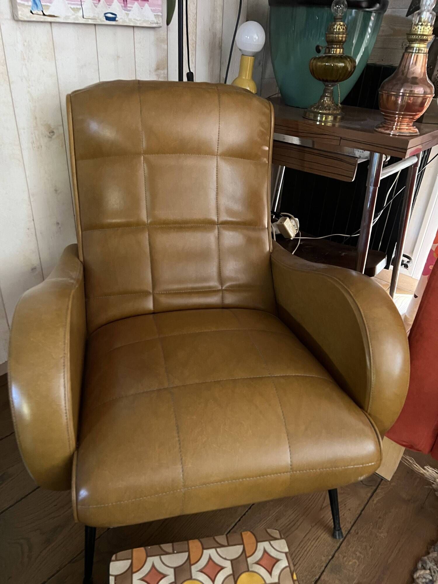 The armchairs that make a pair.