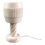 Brutalist alabaster lamp 70's