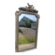 Antique mirror with pediment 168/88 cm