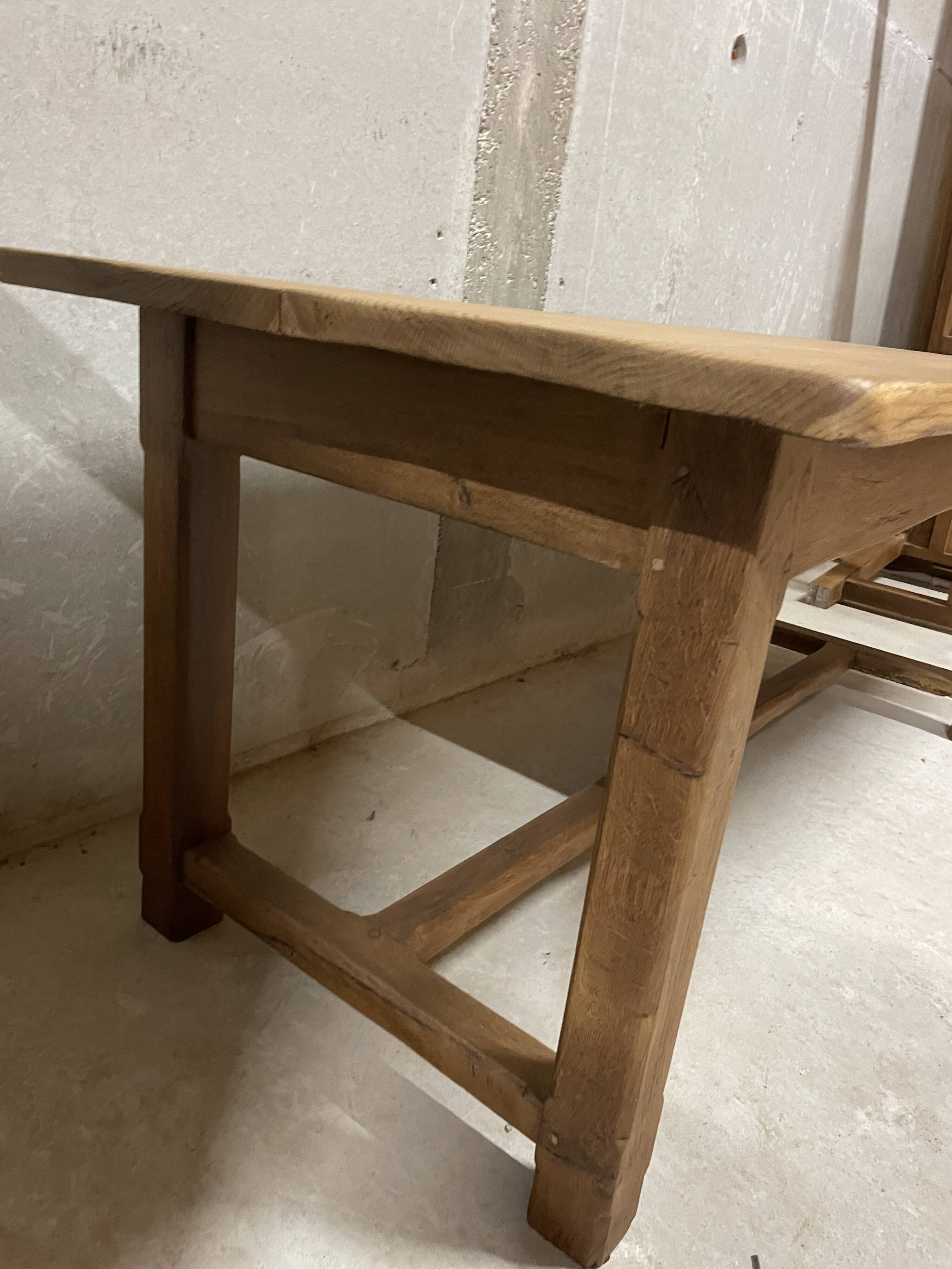 Oak farmhouse table 180cm