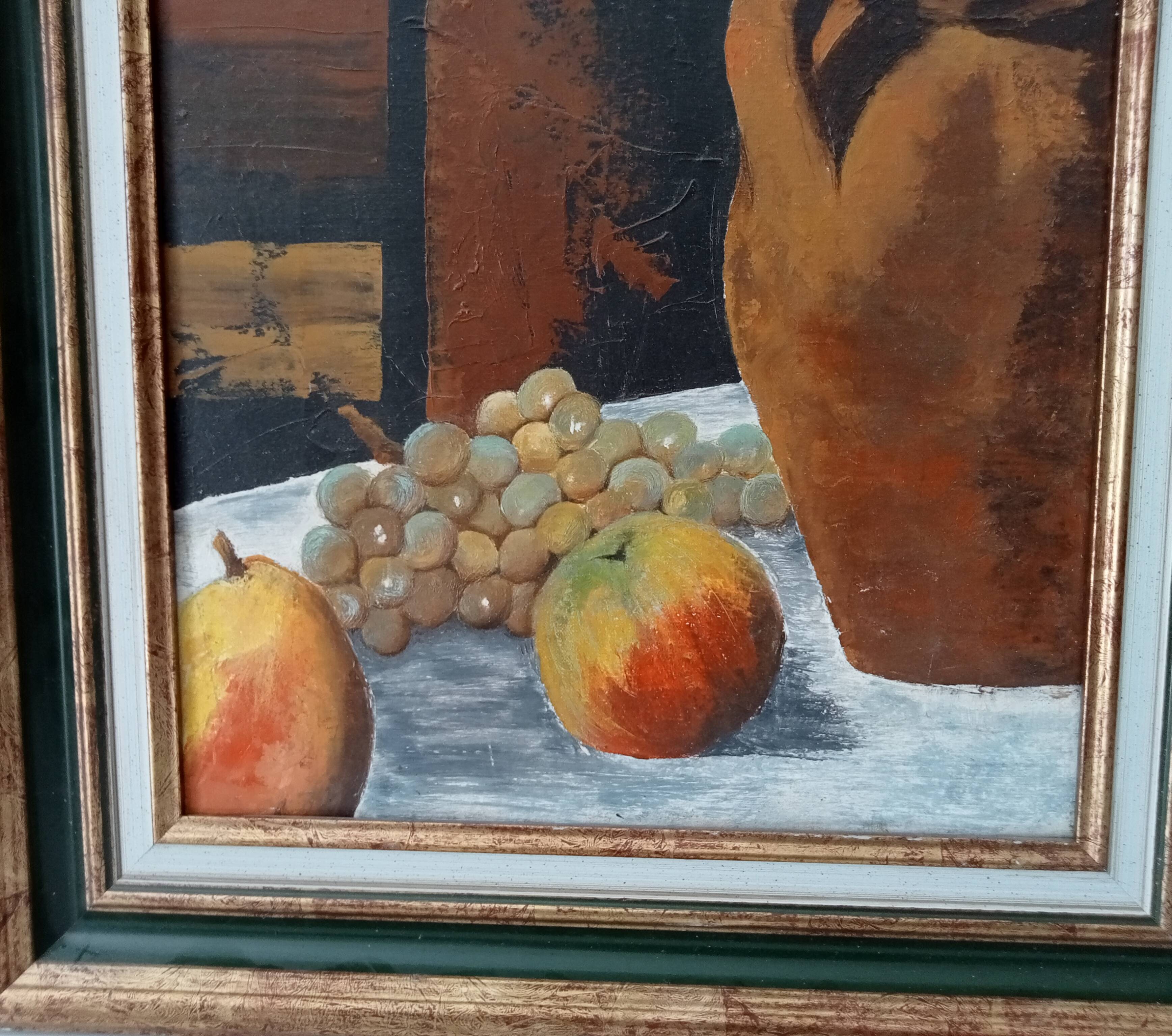 Tableau Nature morte huile sur toile