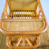 High chair rattan