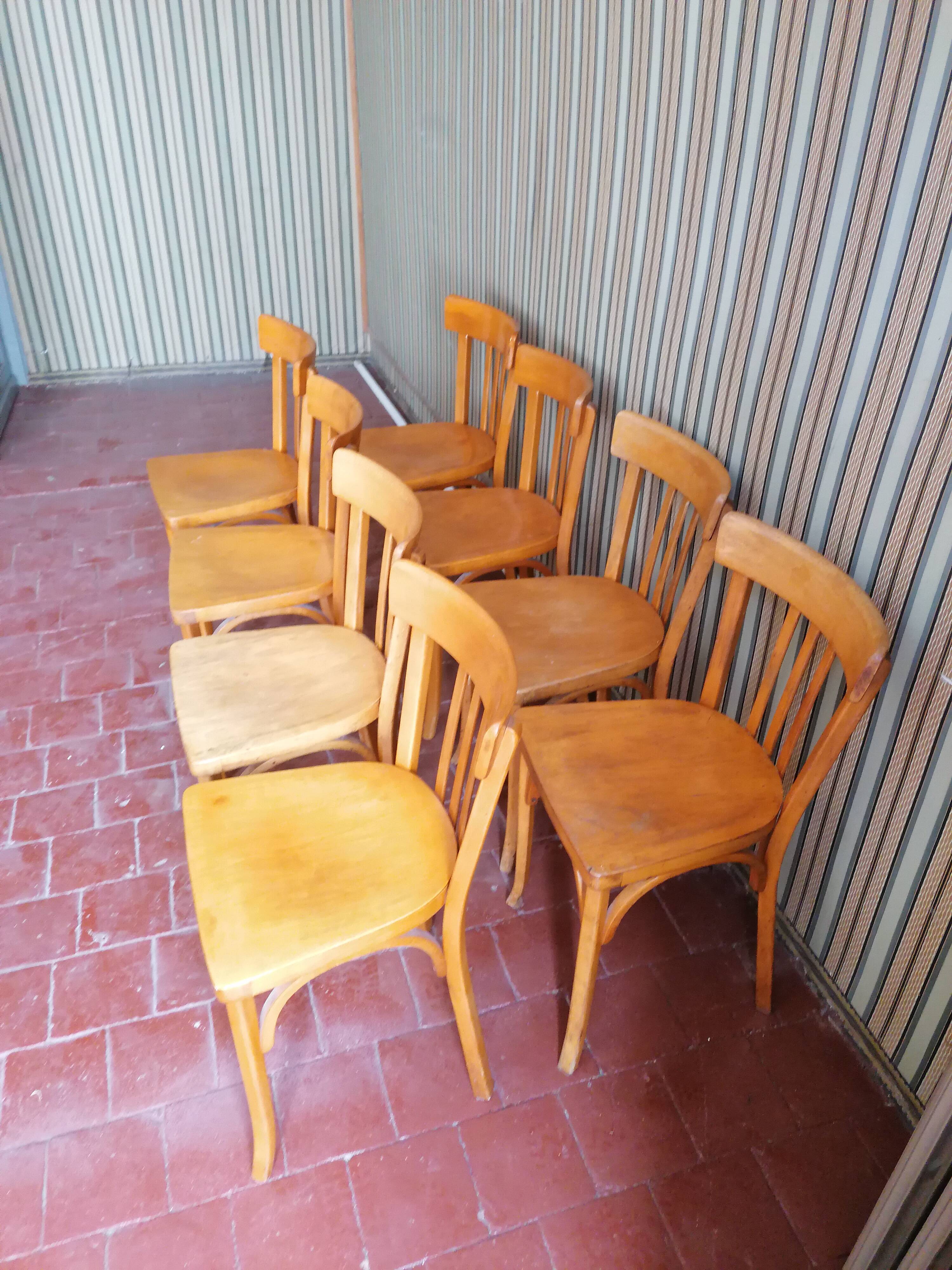 Lot 8 Baumann bistro chairs