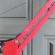 Important architect's floor lamp, 2 articulated arms, Kema Keur. 80's