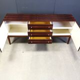 Enfilade en placage de palissandre, années 1960