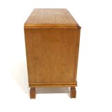 Scandinavian birch chest of drawers, Swedish modern, Sweden, 1940