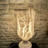 “medicis” lamp in vintage alabaster 70