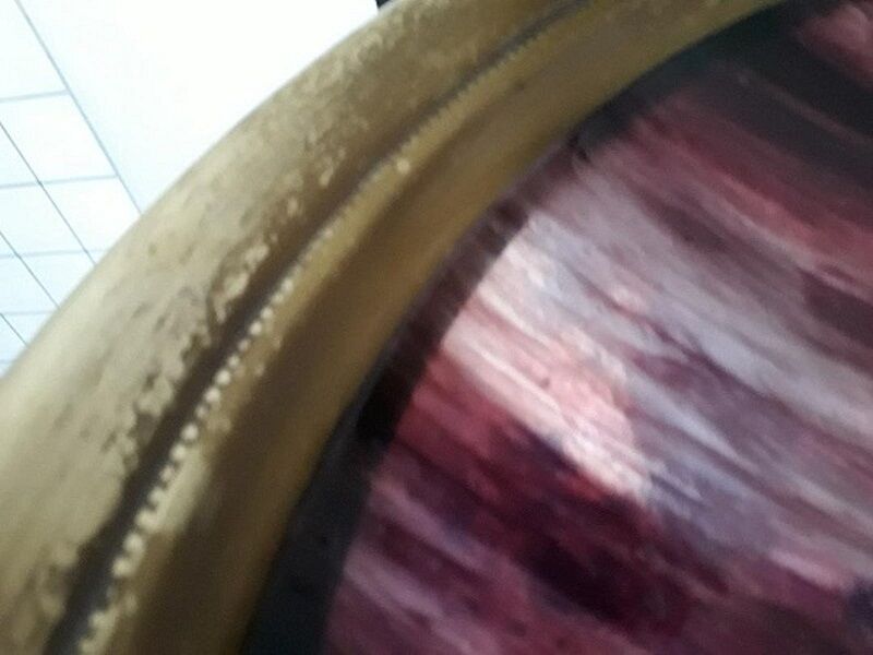 Old suspension glass bowl