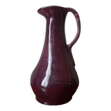 Pitcher vase with handle ceramic handmade pottery country decoration