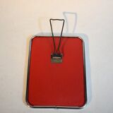Barber mirror red back 15x20cm