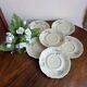 Set of 6 Limoges porcelain plates