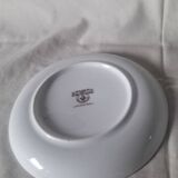 White porcelain drainer and dish