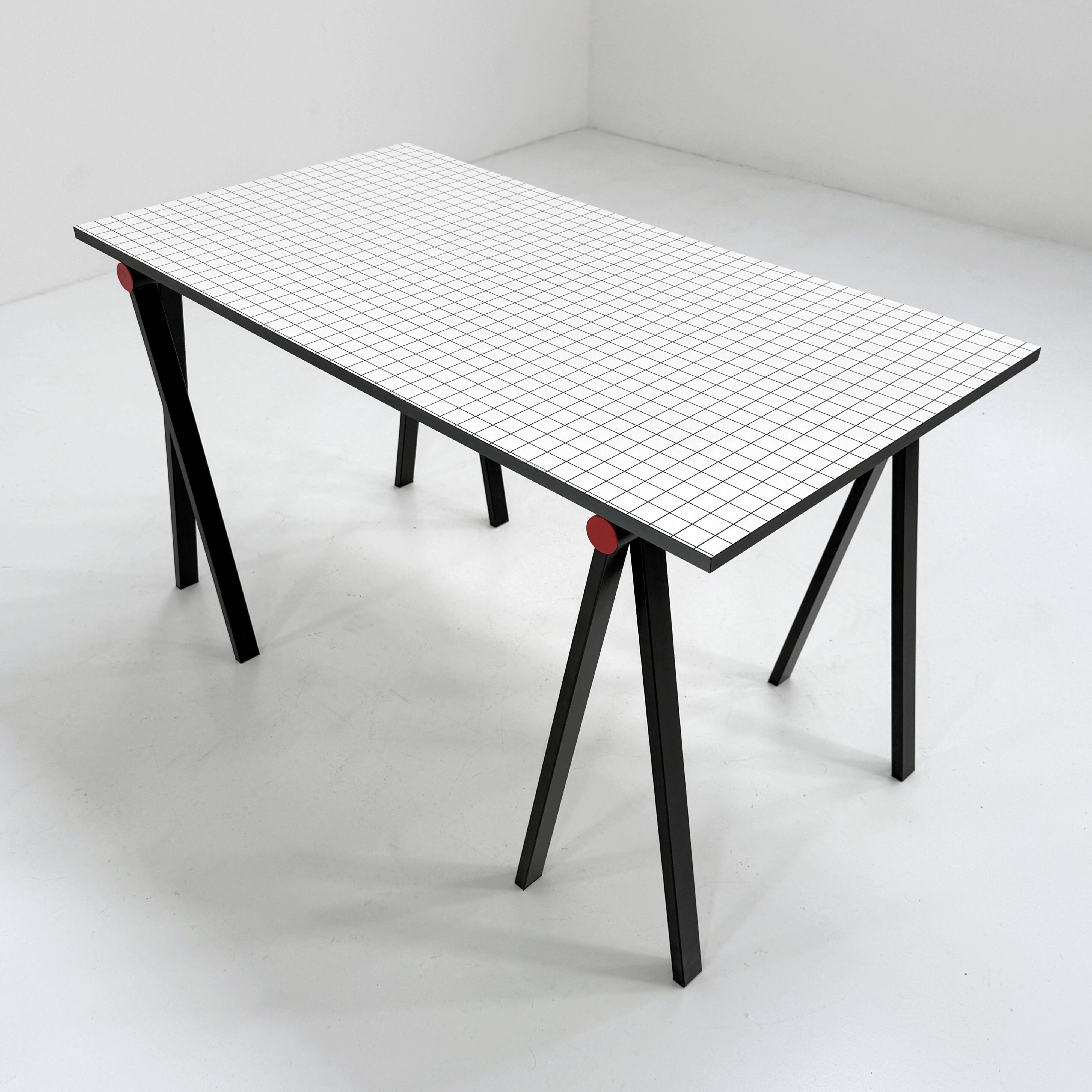 "Trestle" desk by Rodney Kinsman for Bieffeplast, 1980