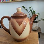 Théière vintage art déco