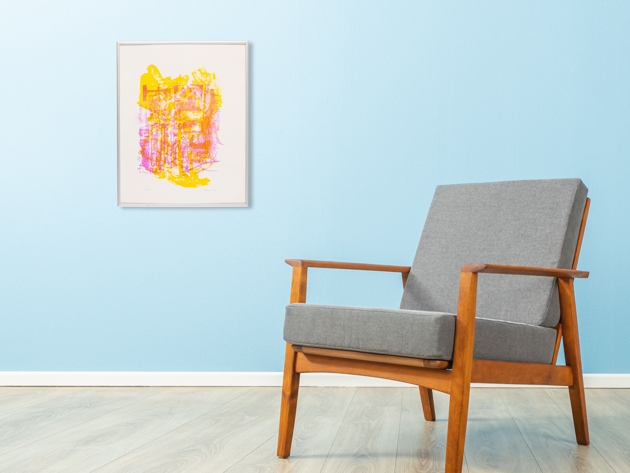 Headline: Trojanische Helden, Color Lithograph, 41 x 51 cm