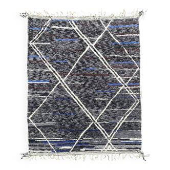 Moroccan M'rirt hand-knotted rug – 260 x 380 cm – Wool – Geometric patterns