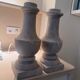 Lamp base balusters in stone